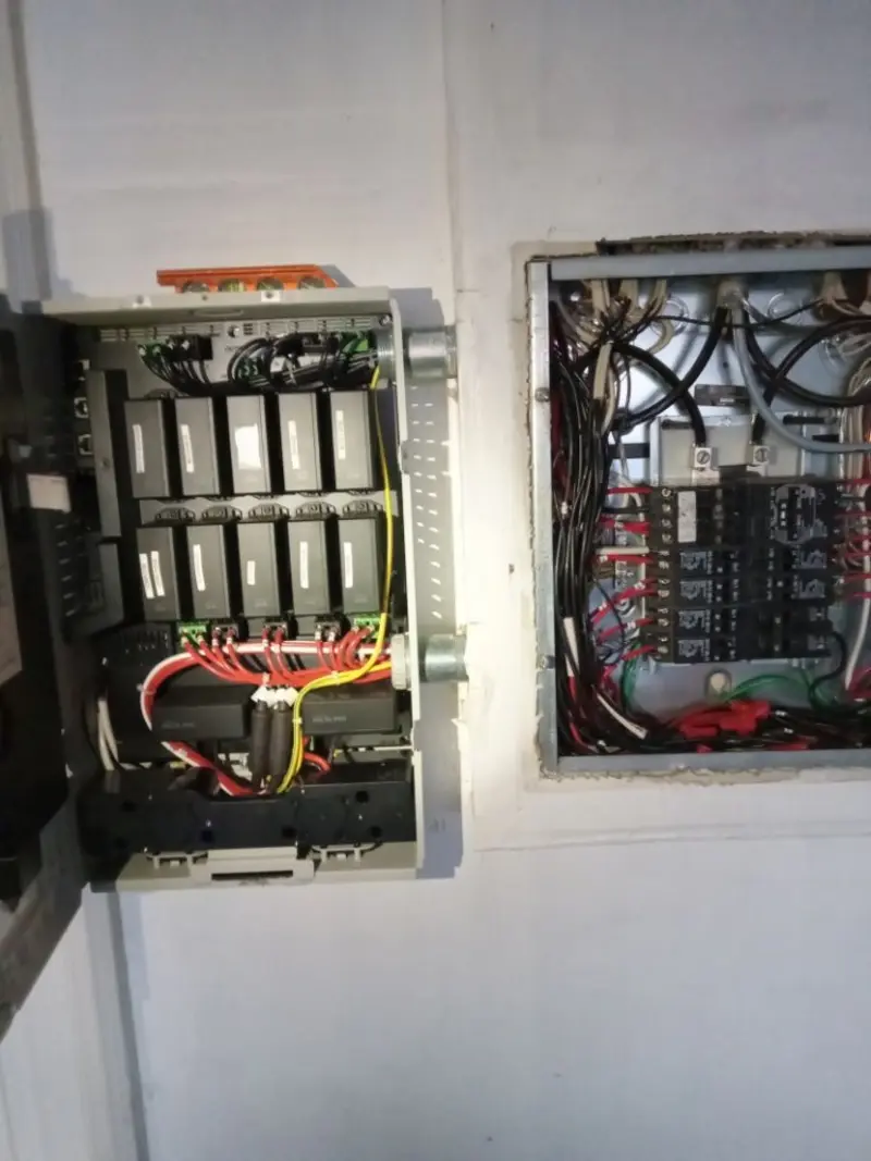 Electrical panel upgrade completed for Indoor Lighting Installation in North Fayette